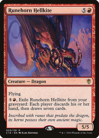 Runehorn Hellkite [Commander 2016] | Eastridge Sports Cards & Games