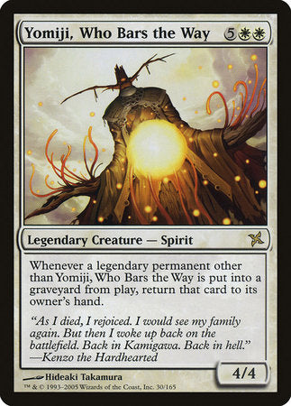 Yomiji, Who Bars the Way [Betrayers of Kamigawa] | Eastridge Sports Cards & Games