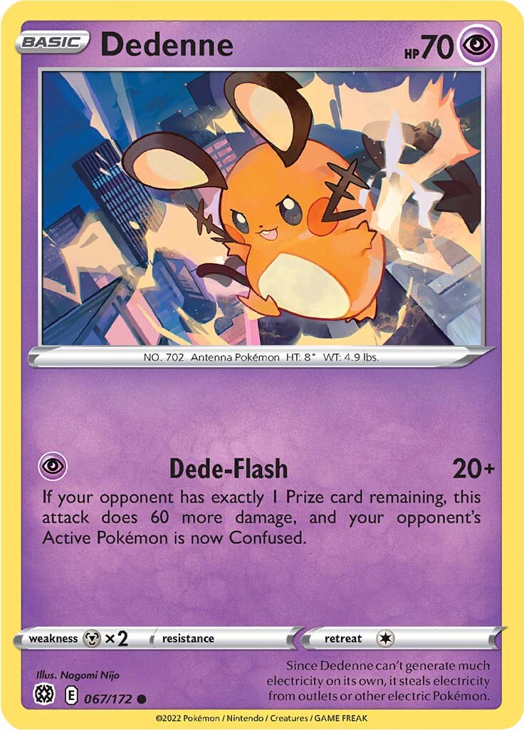 Dedenne (067/172) [Sword & Shield: Brilliant Stars] | Eastridge Sports Cards & Games