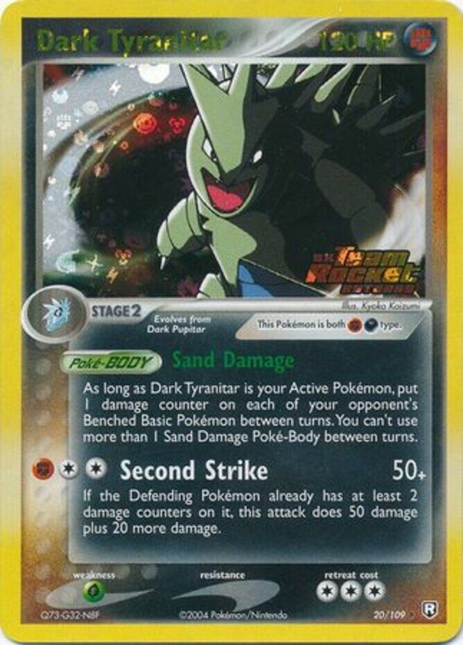 Dark Tyranitar (20/109) (Stamped) [EX: Team Rocket Returns] | Eastridge Sports Cards & Games