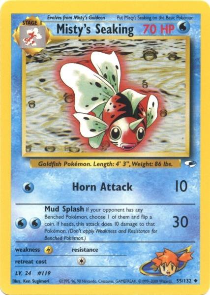 Misty's Seaking (55/132) [Gym Heroes Unlimited] | Eastridge Sports Cards & Games