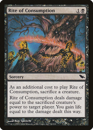 Rite of Consumption [Shadowmoor] | Eastridge Sports Cards & Games