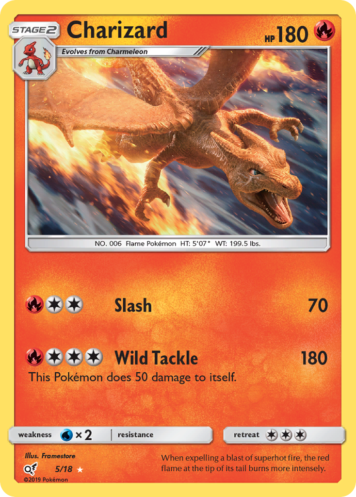 Charizard (5/18) [Sun & Moon: Detective Pikachu] | Eastridge Sports Cards & Games