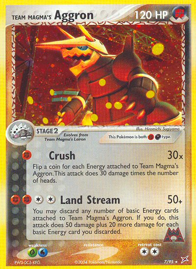 Team Magma's Aggron (7/95) [EX: Team Magma vs Team Aqua] | Eastridge Sports Cards & Games