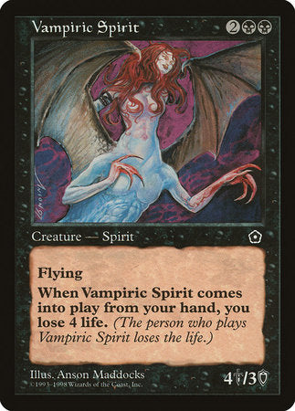 Vampiric Spirit [Portal Second Age] | Eastridge Sports Cards & Games