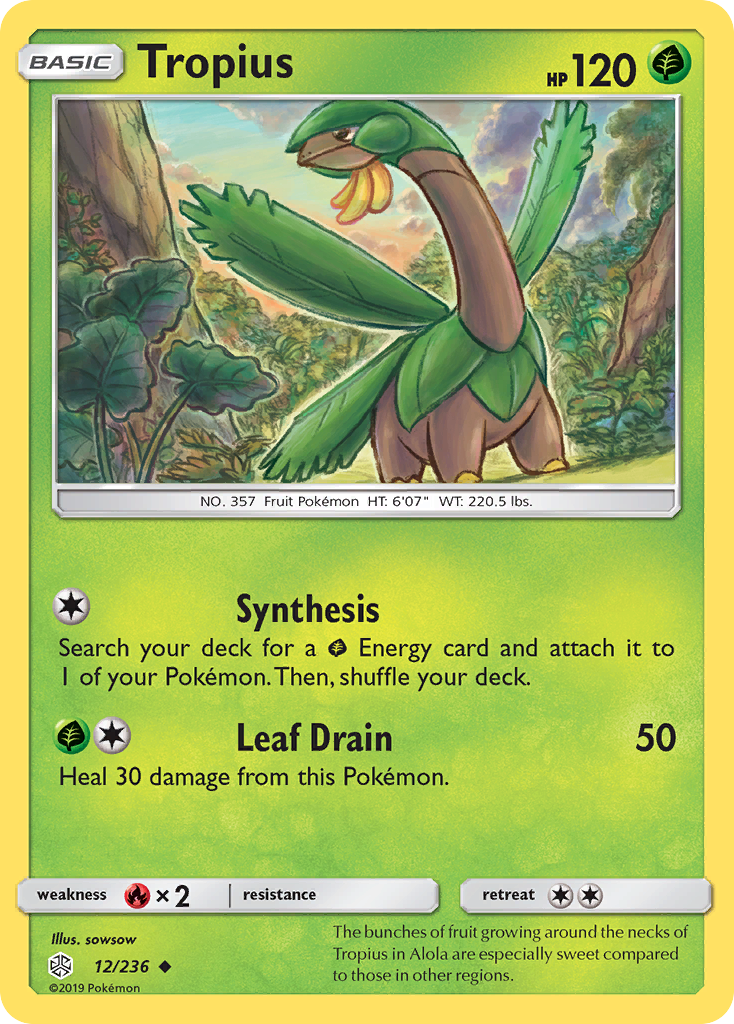 Tropius (12/236) [Sun & Moon: Cosmic Eclipse] | Eastridge Sports Cards & Games