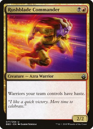 Rushblade Commander [Battlebond] | Eastridge Sports Cards & Games