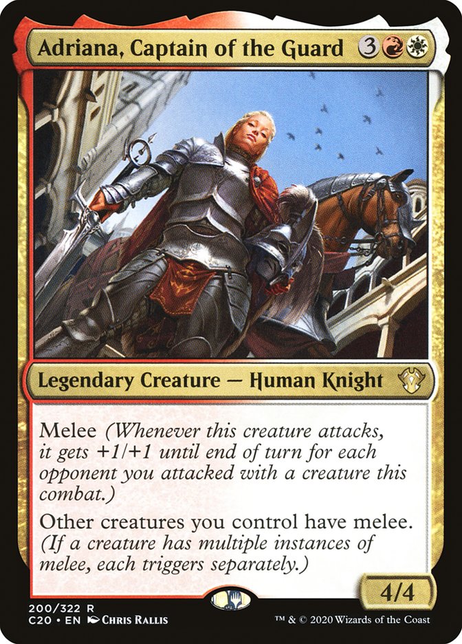 Adriana, Captain of the Guard [Commander 2020] | Eastridge Sports Cards & Games