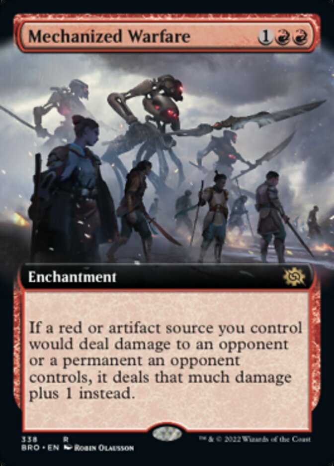 Mechanized Warfare (Extended Art) [The Brothers' War] | Eastridge Sports Cards & Games