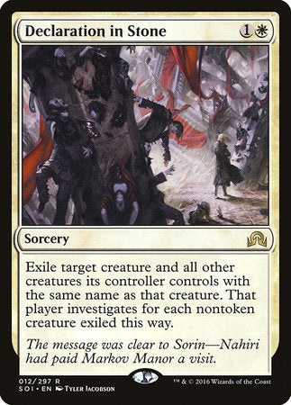 Declaration in Stone [Shadows over Innistrad] | Eastridge Sports Cards & Games