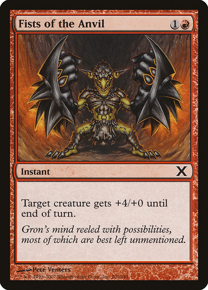 Fists of the Anvil [Tenth Edition] | Eastridge Sports Cards & Games