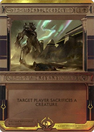 Diabolic Edict [Amonkhet Invocations] | Eastridge Sports Cards & Games