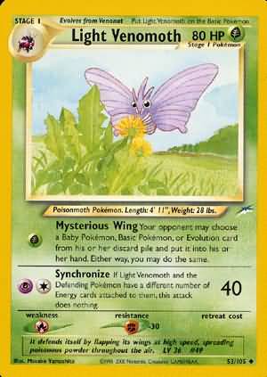 Light Venomoth (53/105) [Neo Destiny Unlimited] | Eastridge Sports Cards & Games