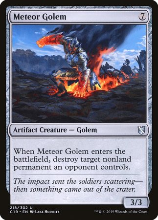 Meteor Golem [Commander 2019] | Eastridge Sports Cards & Games