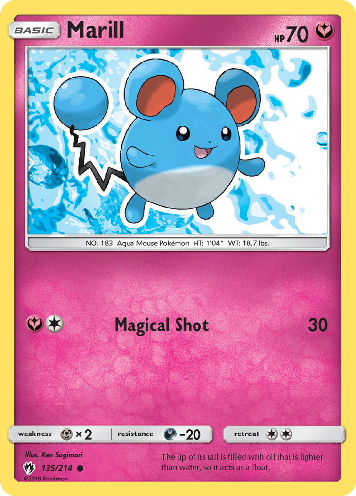 Marill (135/214) [Sun & Moon: Lost Thunder] | Eastridge Sports Cards & Games