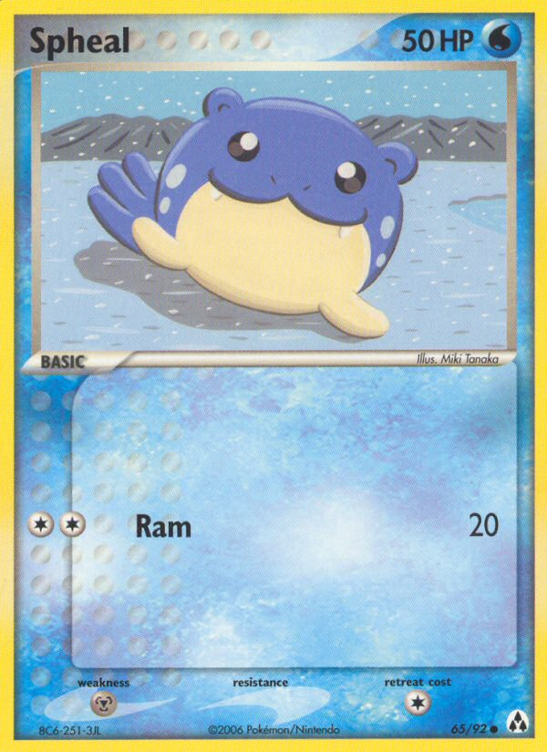 Spheal (65/92) [EX: Legend Maker] | Eastridge Sports Cards & Games