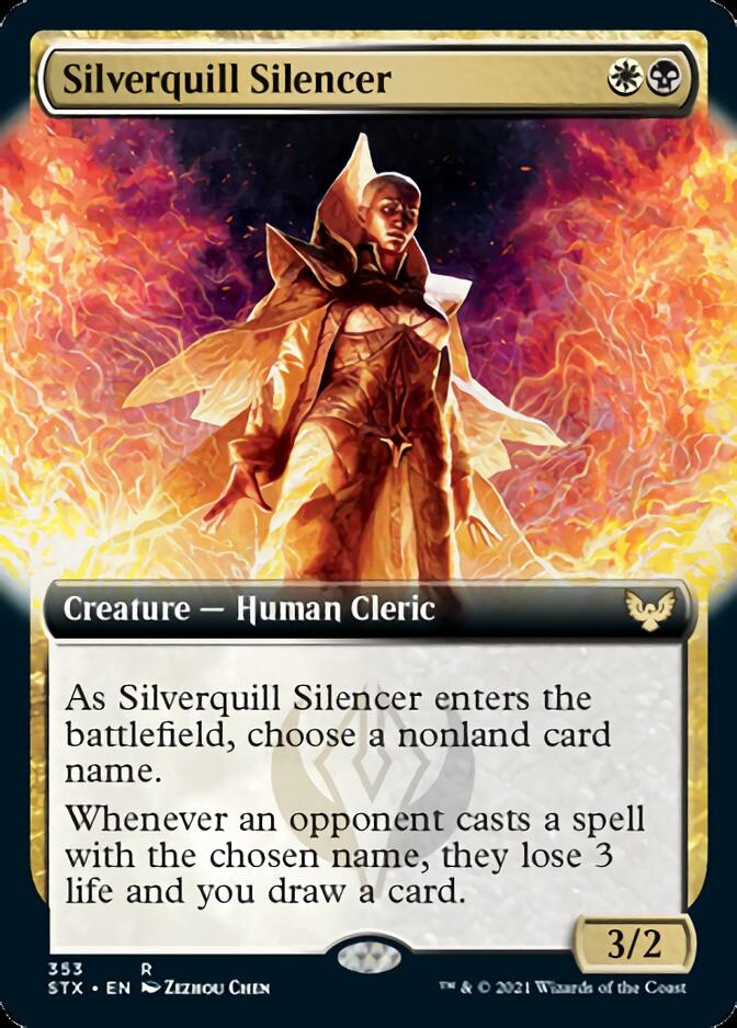 Silverquill Silencer (Extended) [Strixhaven: School of Mages] | Eastridge Sports Cards & Games
