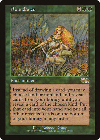 Abundance [Urza's Saga] | Eastridge Sports Cards & Games