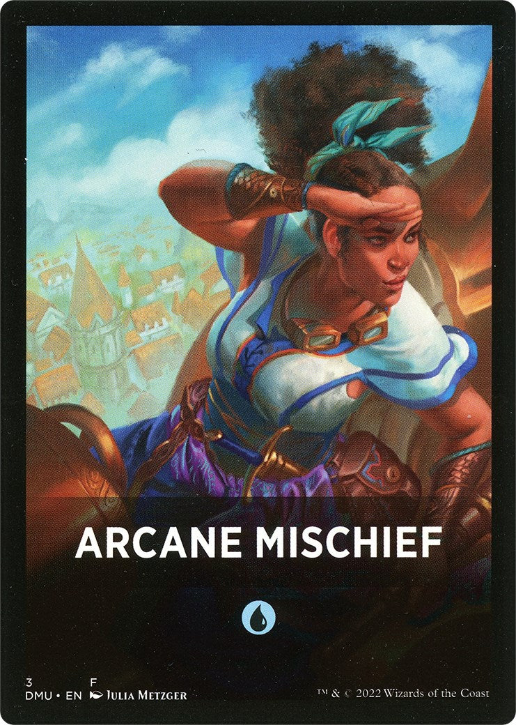 Arcane Mischief Theme Card [Dominaria United Tokens] | Eastridge Sports Cards & Games