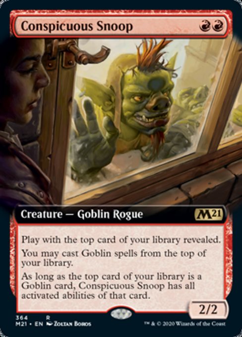 Conspicuous Snoop (Extended Art) [Core Set 2021] | Eastridge Sports Cards & Games
