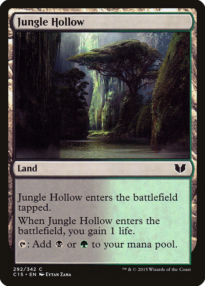 Jungle Hollow [Commander 2015] | Eastridge Sports Cards & Games