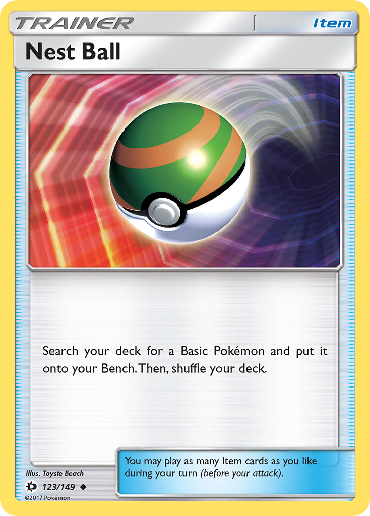 Nest Ball (123/149) [Sun & Moon: Base Set] | Eastridge Sports Cards & Games