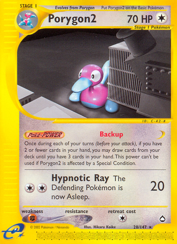 Porygon2 (28/147) [Aquapolis] | Eastridge Sports Cards & Games