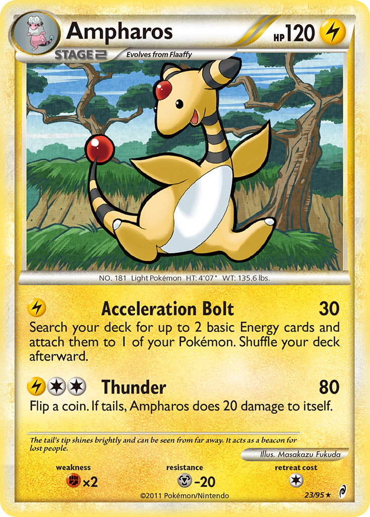 Ampharos (23/95) [HeartGold & SoulSilver: Call of Legends] | Eastridge Sports Cards & Games