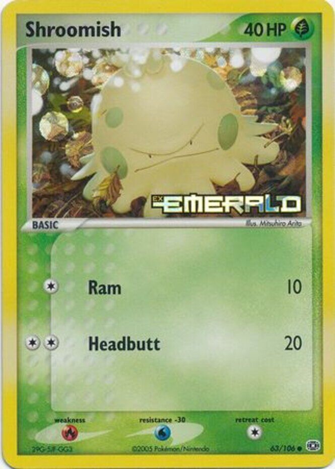 Shroomish (63/106) (Stamped) [EX: Emerald] | Eastridge Sports Cards & Games