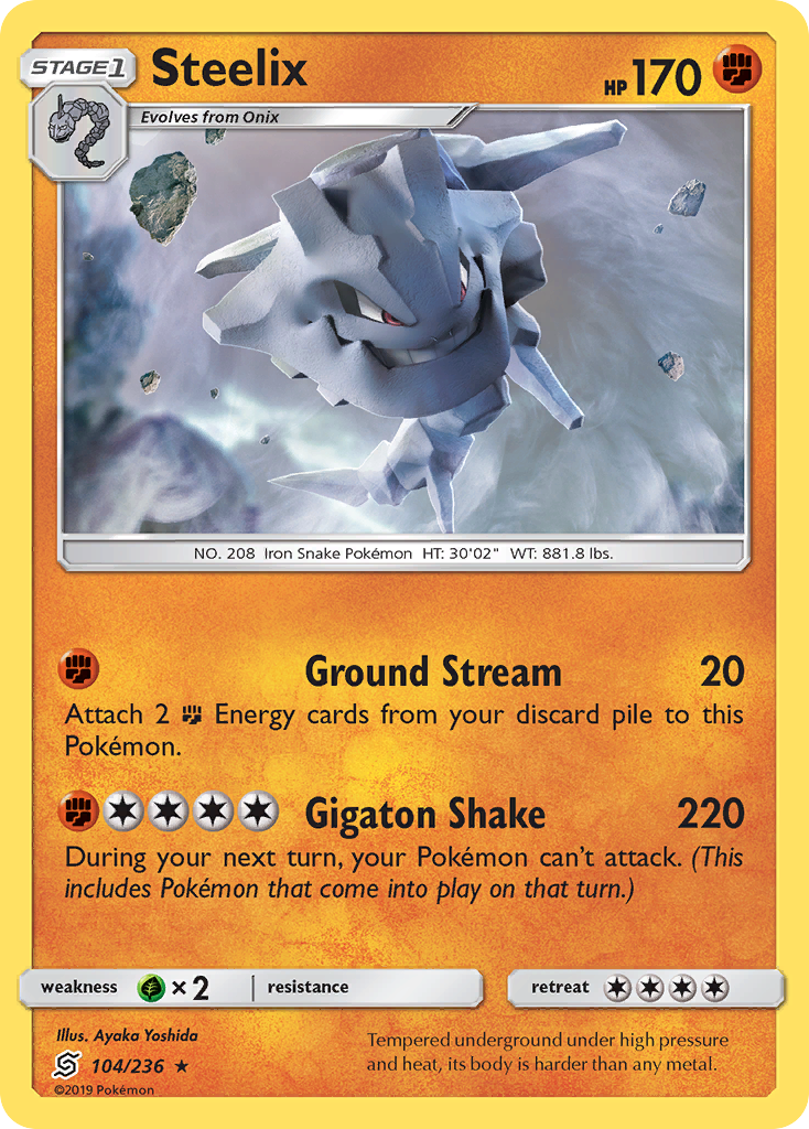 Steelix (104/236) [Sun & Moon: Unified Minds] | Eastridge Sports Cards & Games