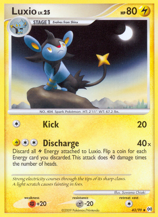 Luxio (43/99) [Platinum: Arceus] | Eastridge Sports Cards & Games