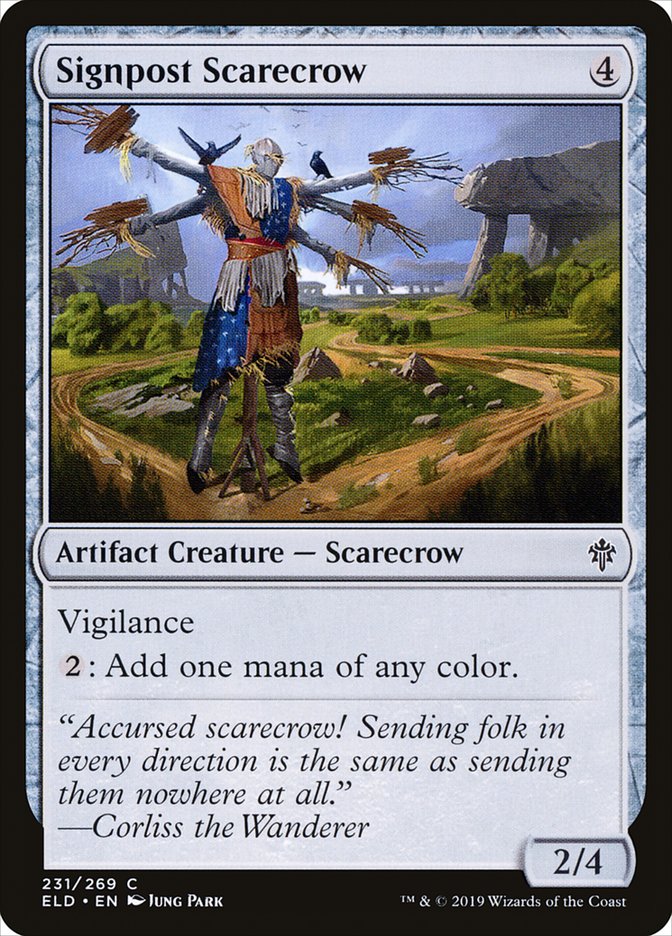 Signpost Scarecrow [Throne of Eldraine] | Eastridge Sports Cards & Games