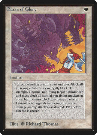 Blaze of Glory [Limited Edition Beta] | Eastridge Sports Cards & Games