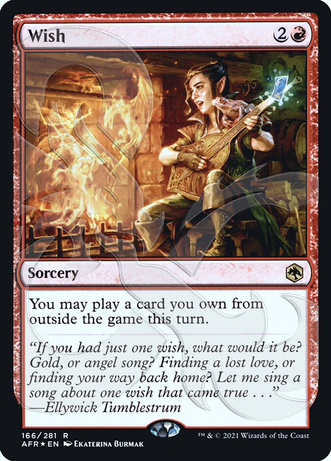 Wish (Ampersand Promo) [Dungeons & Dragons: Adventures in the Forgotten Realms Promos] | Eastridge Sports Cards & Games