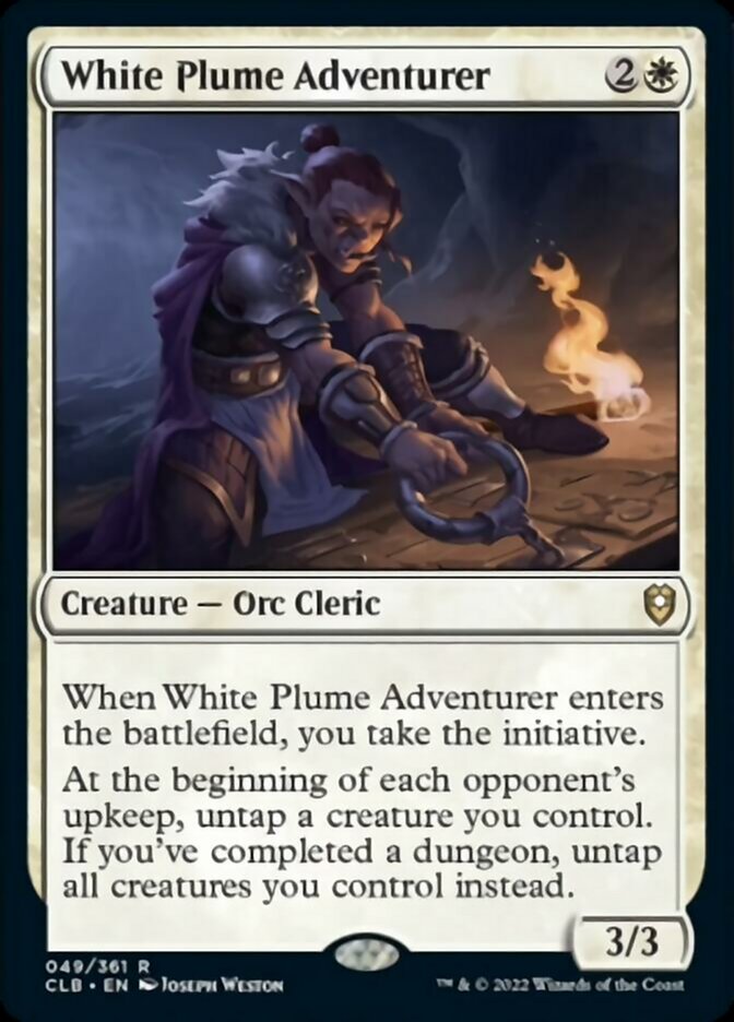 White Plume Adventurer [Commander Legends: Battle for Baldur's Gate] | Eastridge Sports Cards & Games