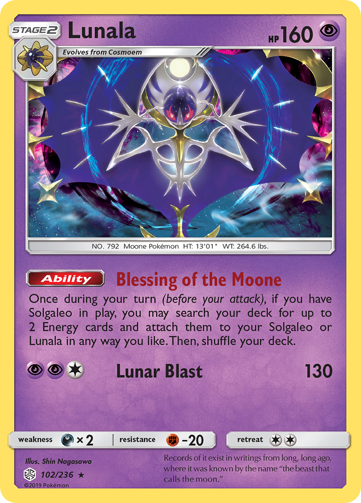 Lunala (102/236) [Sun & Moon: Cosmic Eclipse] | Eastridge Sports Cards & Games