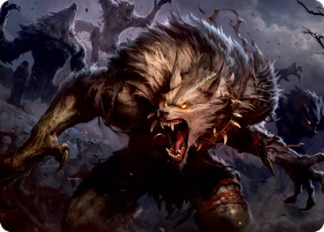 Village Reavers Art Card [Innistrad: Midnight Hunt Art Series] | Eastridge Sports Cards & Games