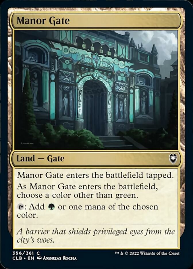 Manor Gate [Commander Legends: Battle for Baldur's Gate] | Eastridge Sports Cards & Games