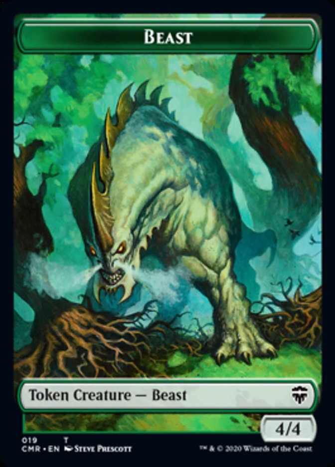 Beast (18) // Beast Token (19) [Commander Legends Tokens] | Eastridge Sports Cards & Games