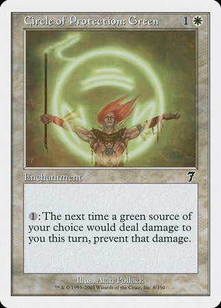 Circle of Protection: Green [Seventh Edition] | Eastridge Sports Cards & Games