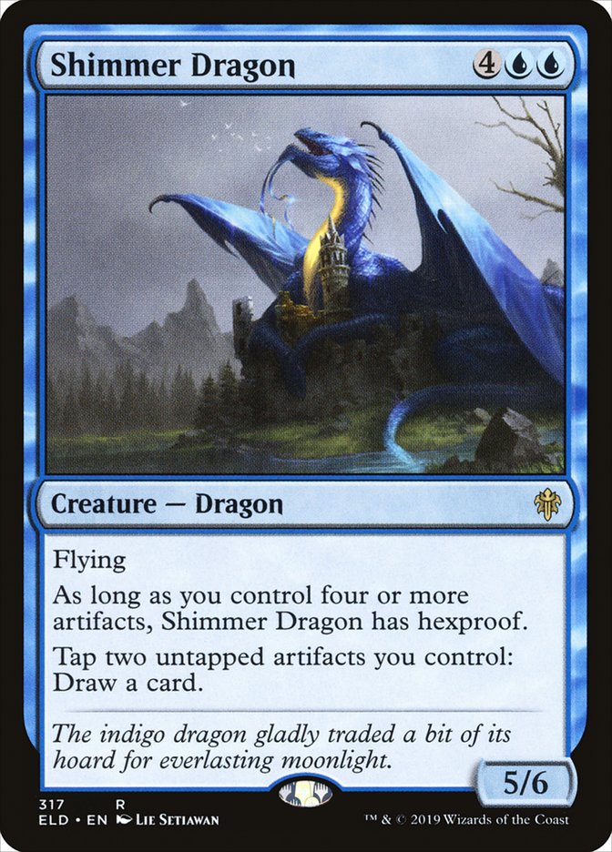 Shimmer Dragon [Throne of Eldraine] | Eastridge Sports Cards & Games