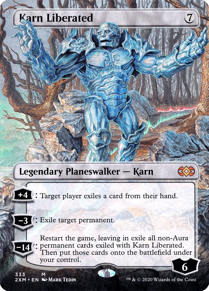 Karn Liberated (Borderless) [Double Masters] | Eastridge Sports Cards & Games