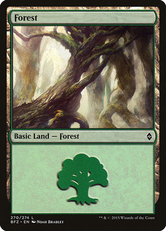 Forest (270) [Battle for Zendikar] | Eastridge Sports Cards & Games
