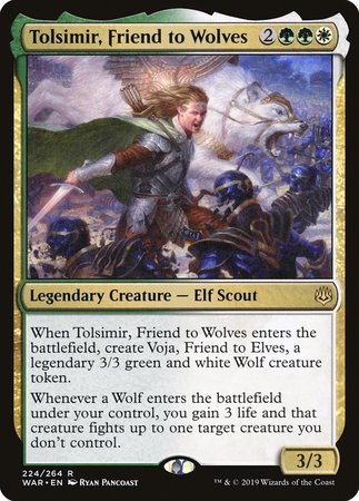 Tolsimir, Friend to Wolves [War of the Spark] | Eastridge Sports Cards & Games