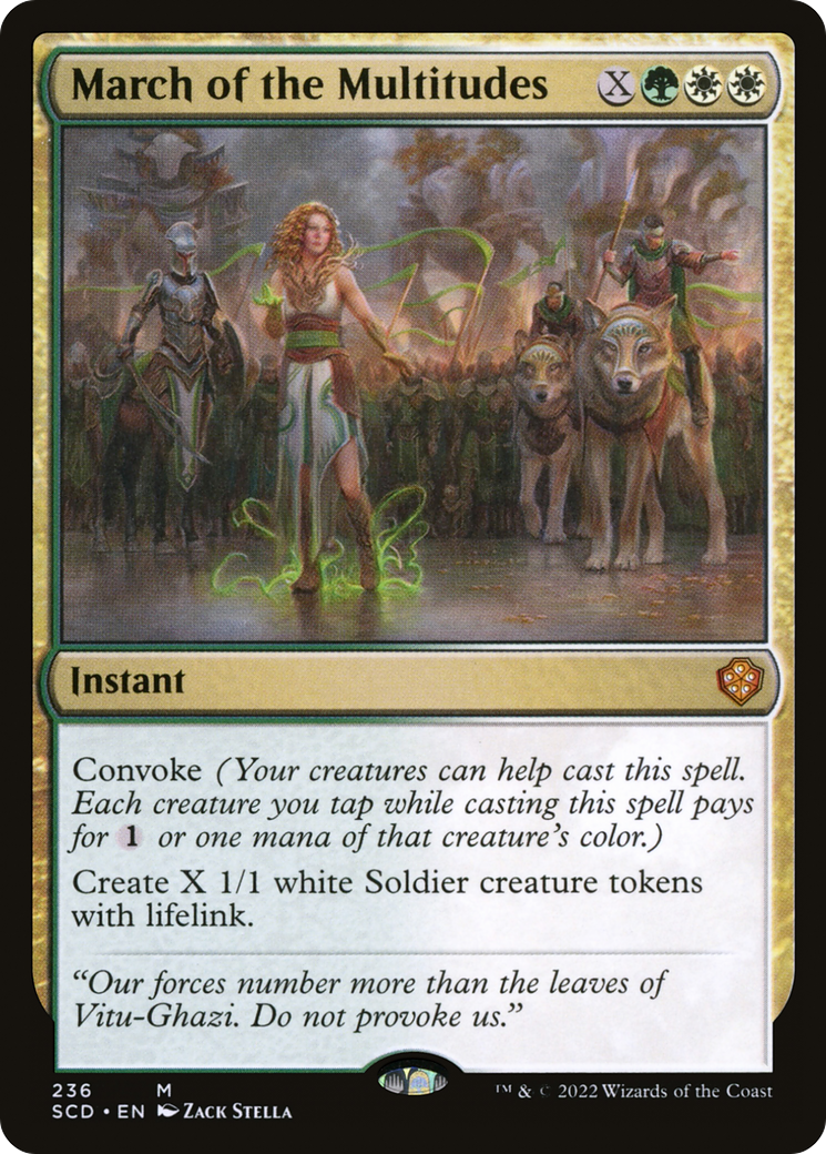 March of the Multitudes [Starter Commander Decks] | Eastridge Sports Cards & Games