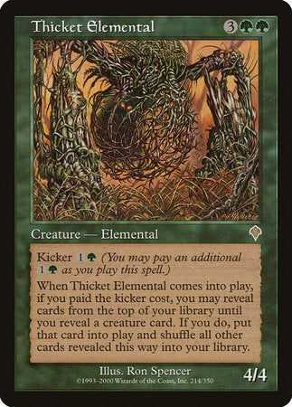 Thicket Elemental [Invasion] | Eastridge Sports Cards & Games