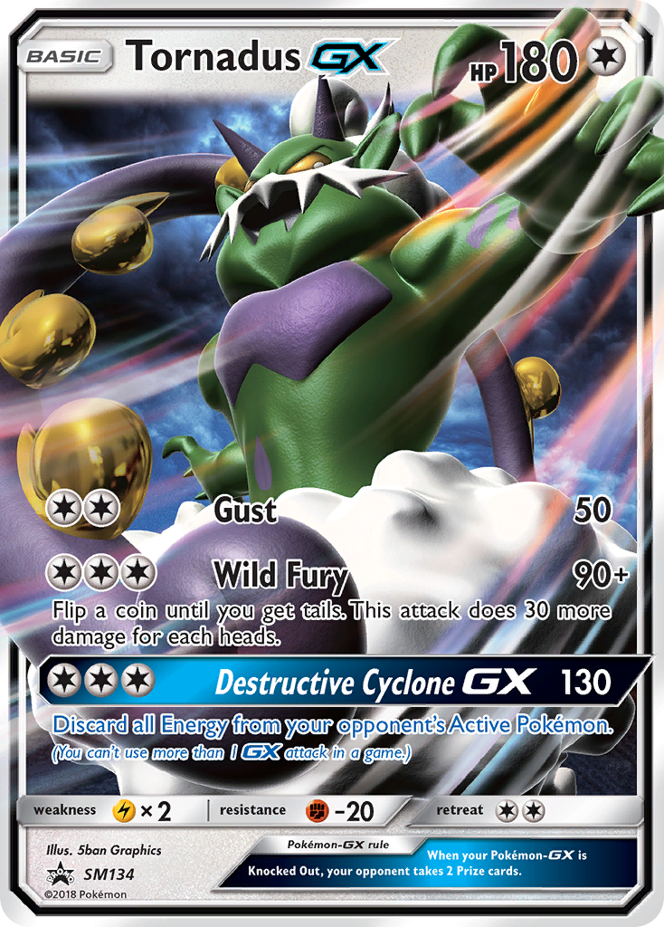 Tornadus GX (SM134) [Sun & Moon: Black Star Promos] | Eastridge Sports Cards & Games