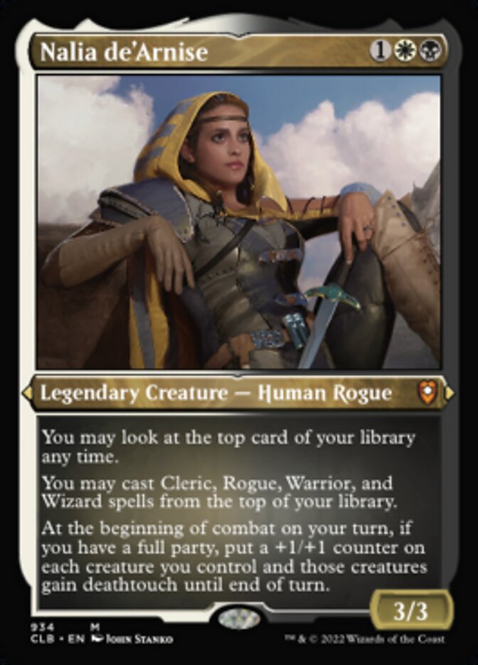 Nalia de'Arnise (Display Commander) (Foil Etched) [Commander Legends: Battle for Baldur's Gate] | Eastridge Sports Cards & Games