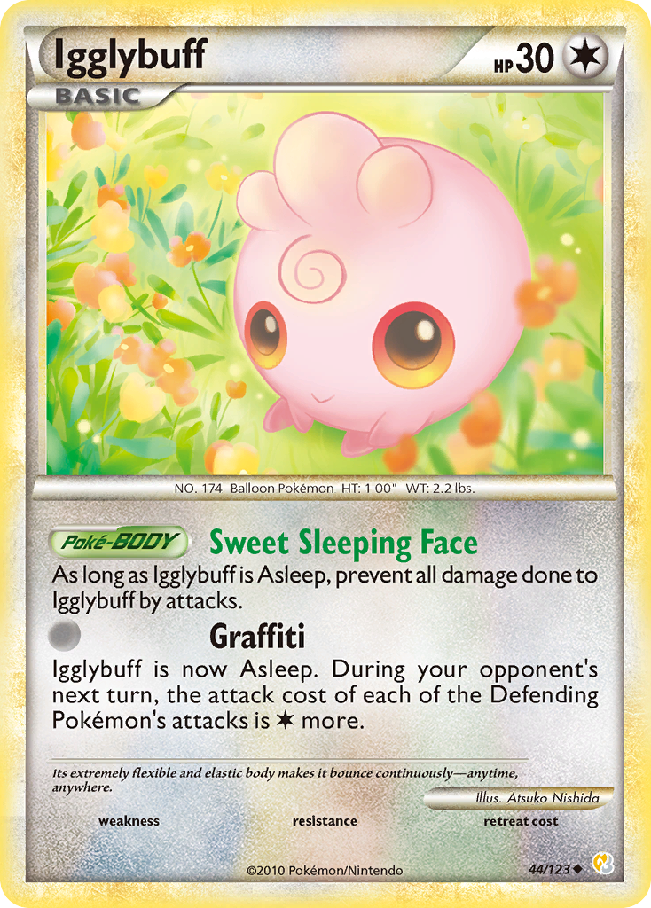 Igglybuff (44/123) [HeartGold & SoulSilver: Base Set] | Eastridge Sports Cards & Games