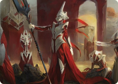 Porcelain Zealot Art Card [Phyrexia: All Will Be One Art Series] | Eastridge Sports Cards & Games